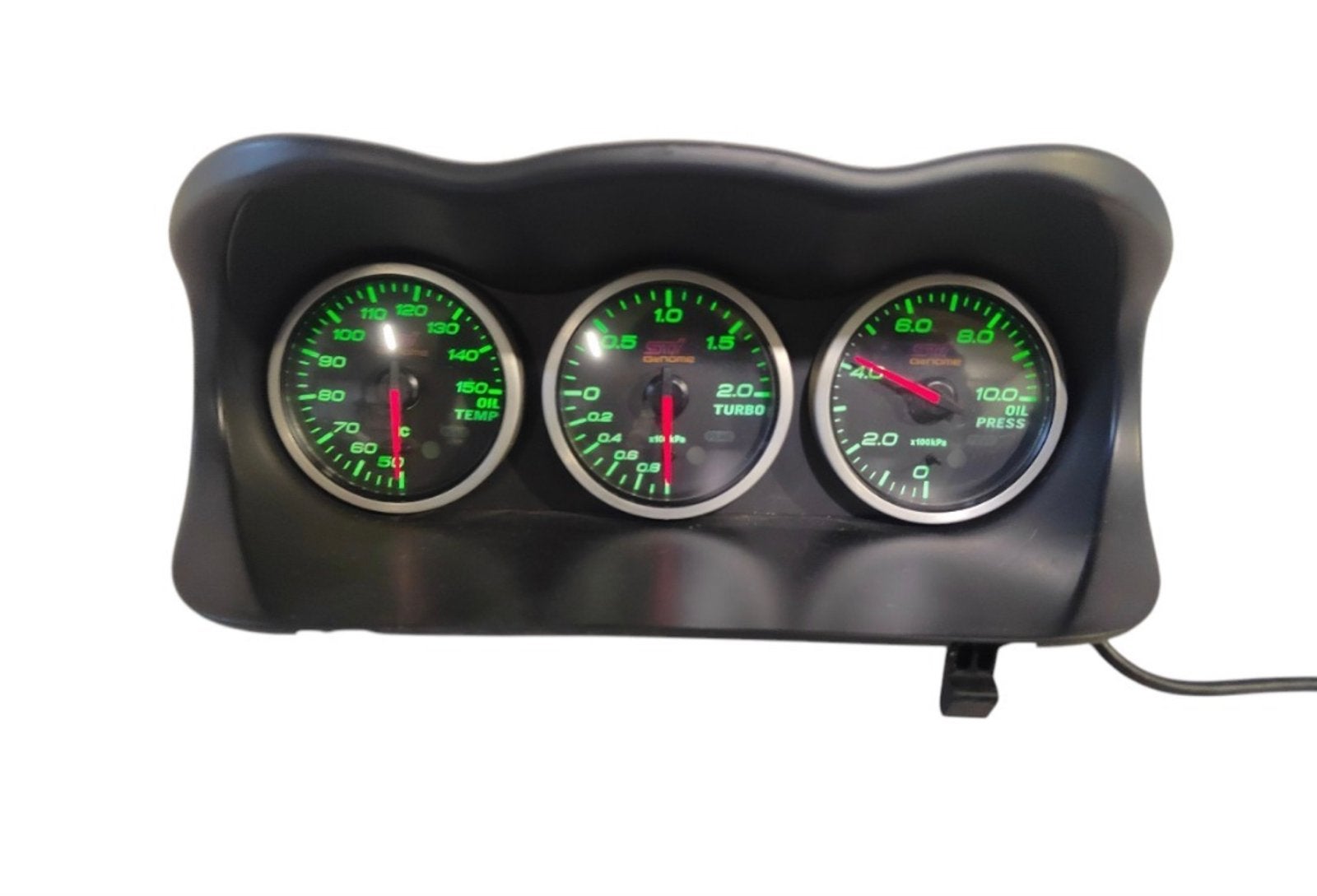 ️ Originele Genome STI Triple Meter Set – Impreza GD, Ophalen of Verzenden, Gebruikt, Subaru