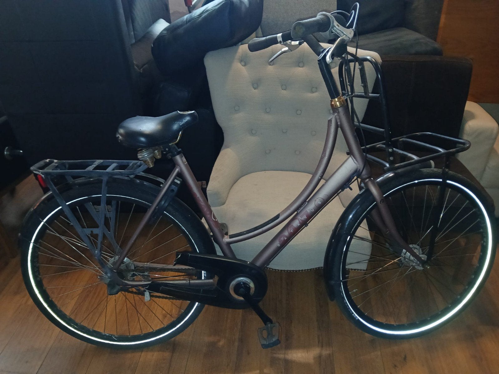 batavus dames fiets 28inch, 53 tot 56 cm, Ophalen, Gebruikt, Batavus