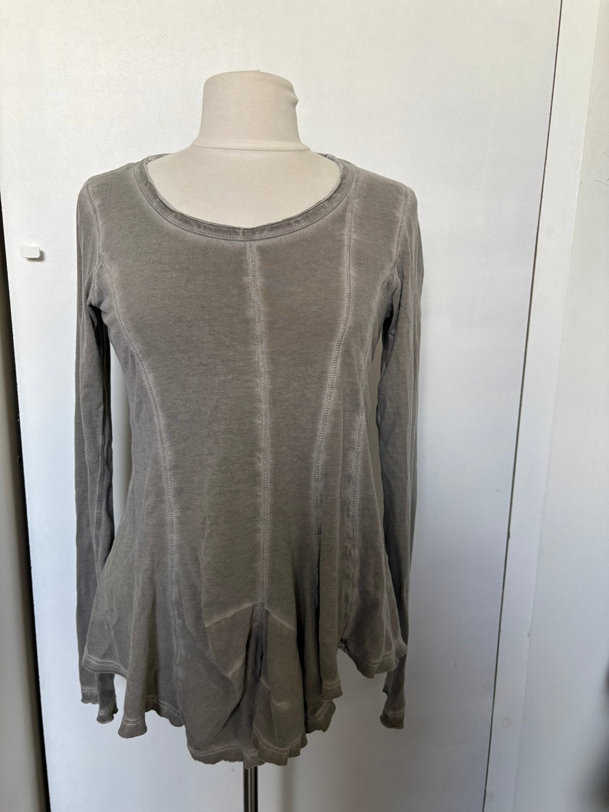 Rundholz top maat S, Verzenden, Lange mouw, Maat 36 (S), Grijs