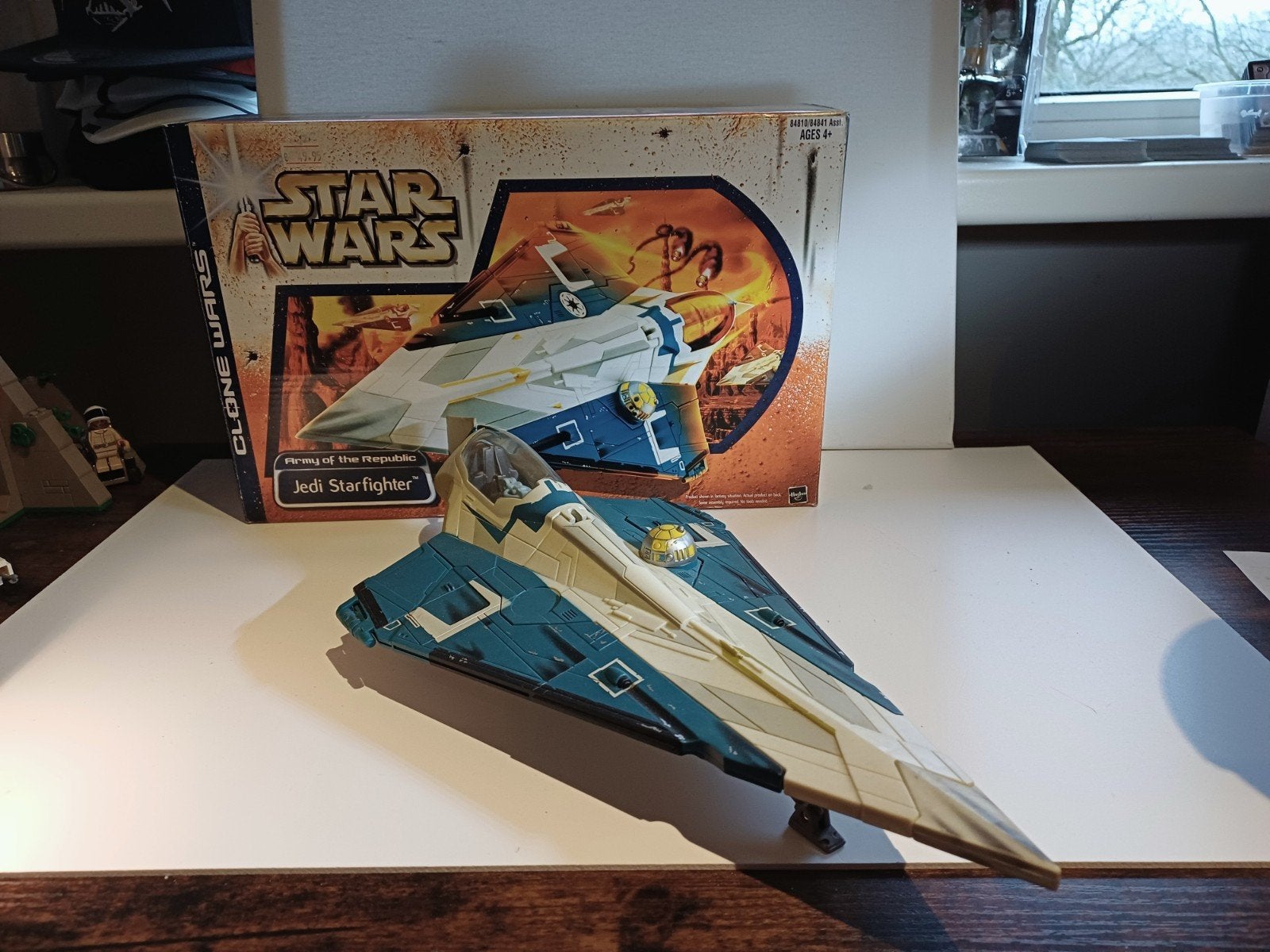 Star Wars clonewars Army of the republic jedi starfighter, Ophalen of Verzenden, Actiefiguurtje