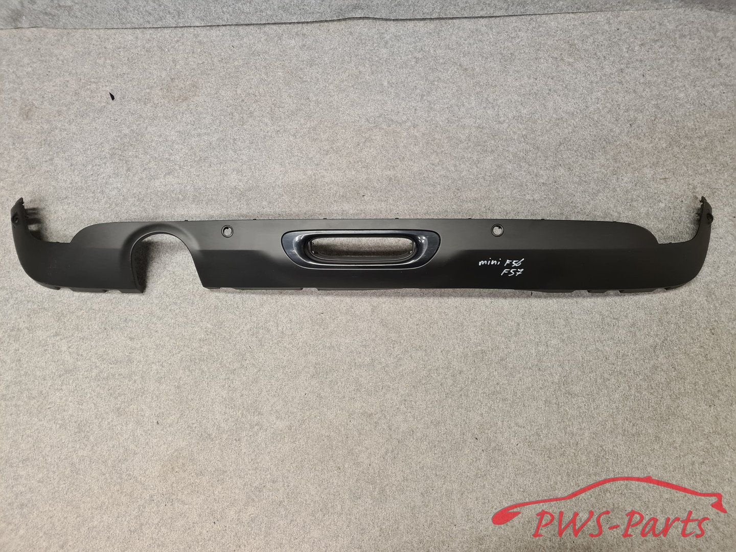 MINI F56 F57 DIFFUSER ONDERSPOILER ACHTERBUMPER ORIGINEEL, Gebruikt, -, -, Ophalen of Verzenden