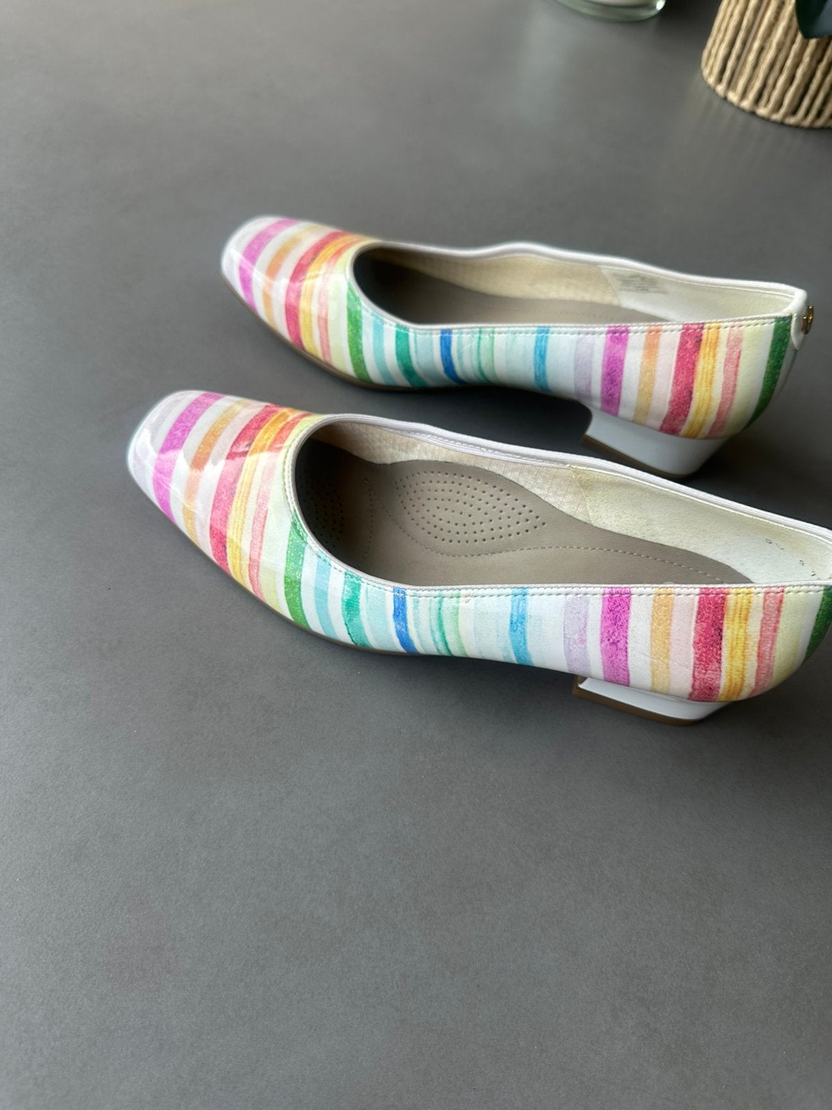 Kleurrijk gestreepte ARA lakschoenen, maat 5,5 H = 38,5, Schoenen met lage hakken, Overige kleuren, Ophalen of Verzenden, Zo goed als nieuw