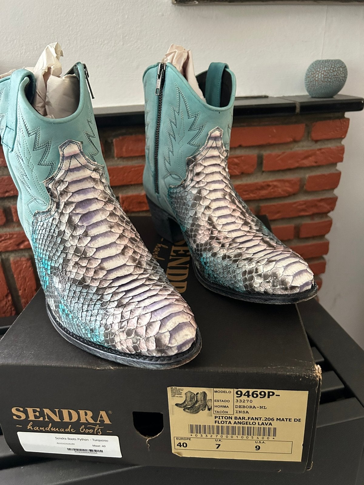 Sendra, Lage of Enkellaarzen, Zo goed als nieuw, Verzenden, Blauw