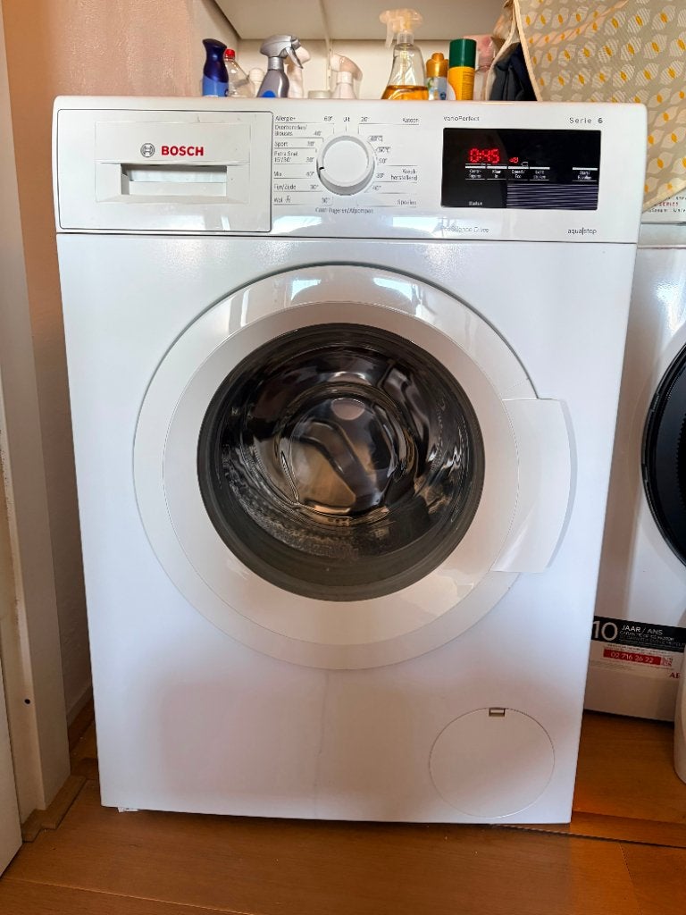 Washing machine - Bosch - serie 6 varioperfect, Minder dan 85 cm, Ophalen of Verzenden, Zo goed als nieuw, Voorlader