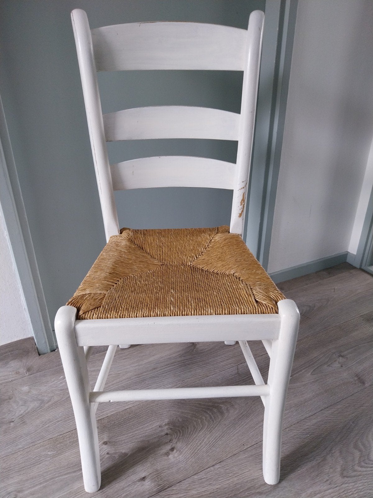 stoelen, Huis en Inrichting, Stoelen, Ophalen, Gebruikt, Wit, Vier