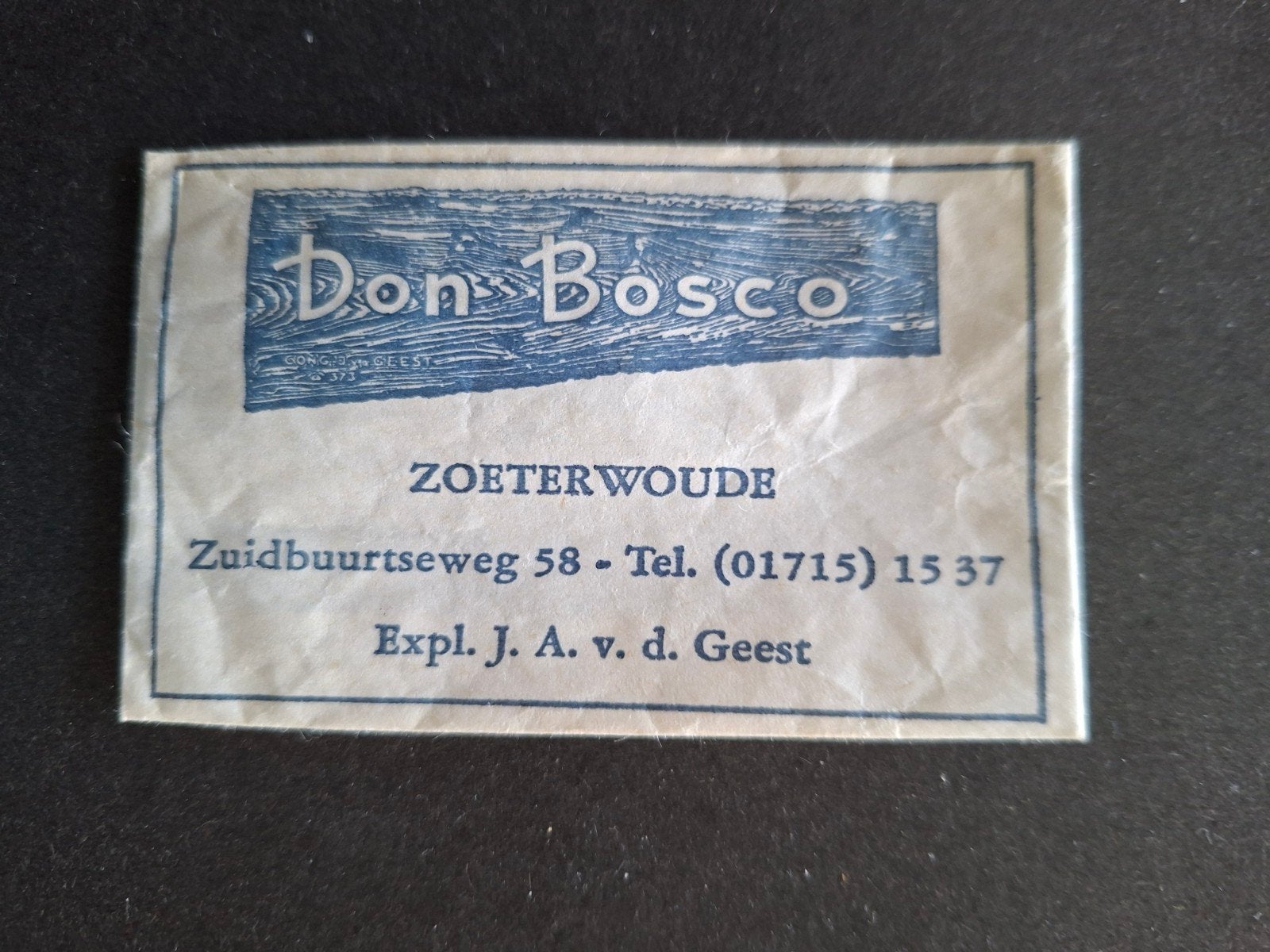 Zoeterwoude, Don Bosco, Verzenden, Nederland
