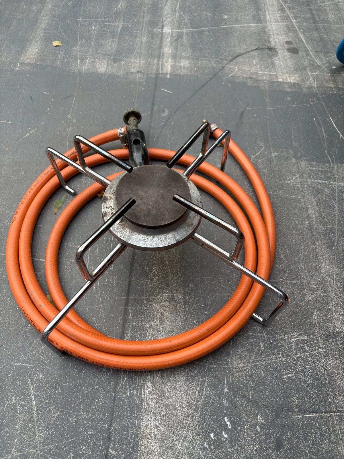 Gaspit / Kooktoestel met gasslang, Ophalen of Verzenden, Gebruikt