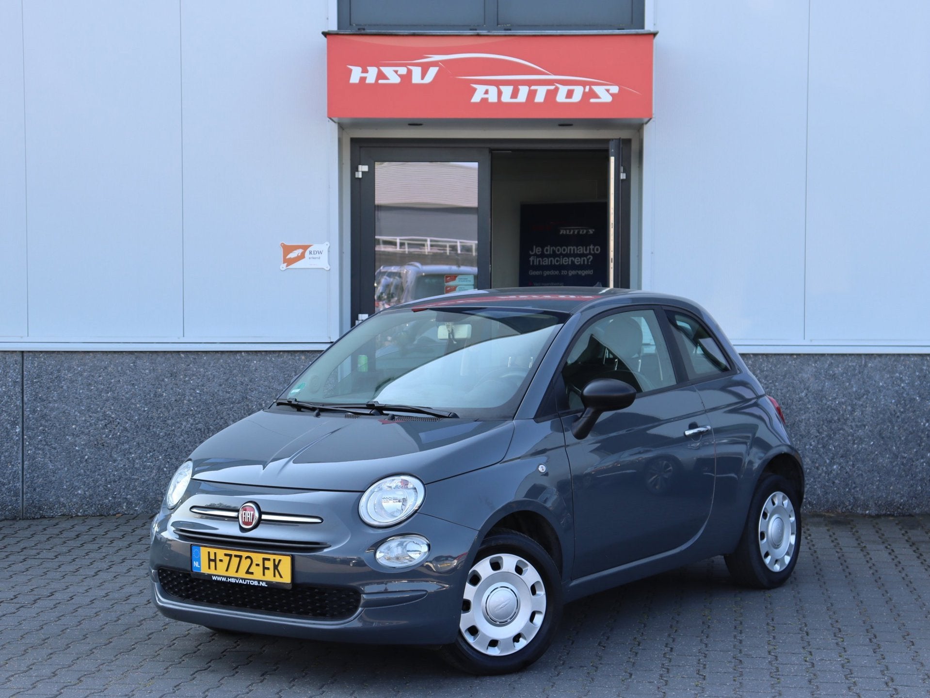 Fiat 500 1.2 Lounge navi airco *79.000km*, Voorwielaandrijving, Gebruikt, 4 cilinders, 4 stoelen