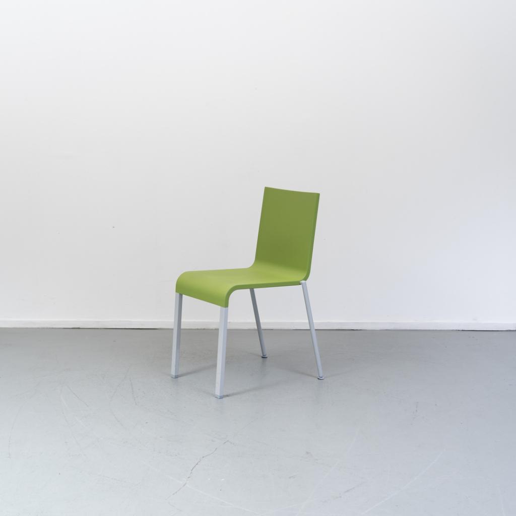 30x Vitra Maarten van Severen .03 Stoel Groen, Niet ingevuld, Gebruikt, Overige materialen, Niet ingevuld