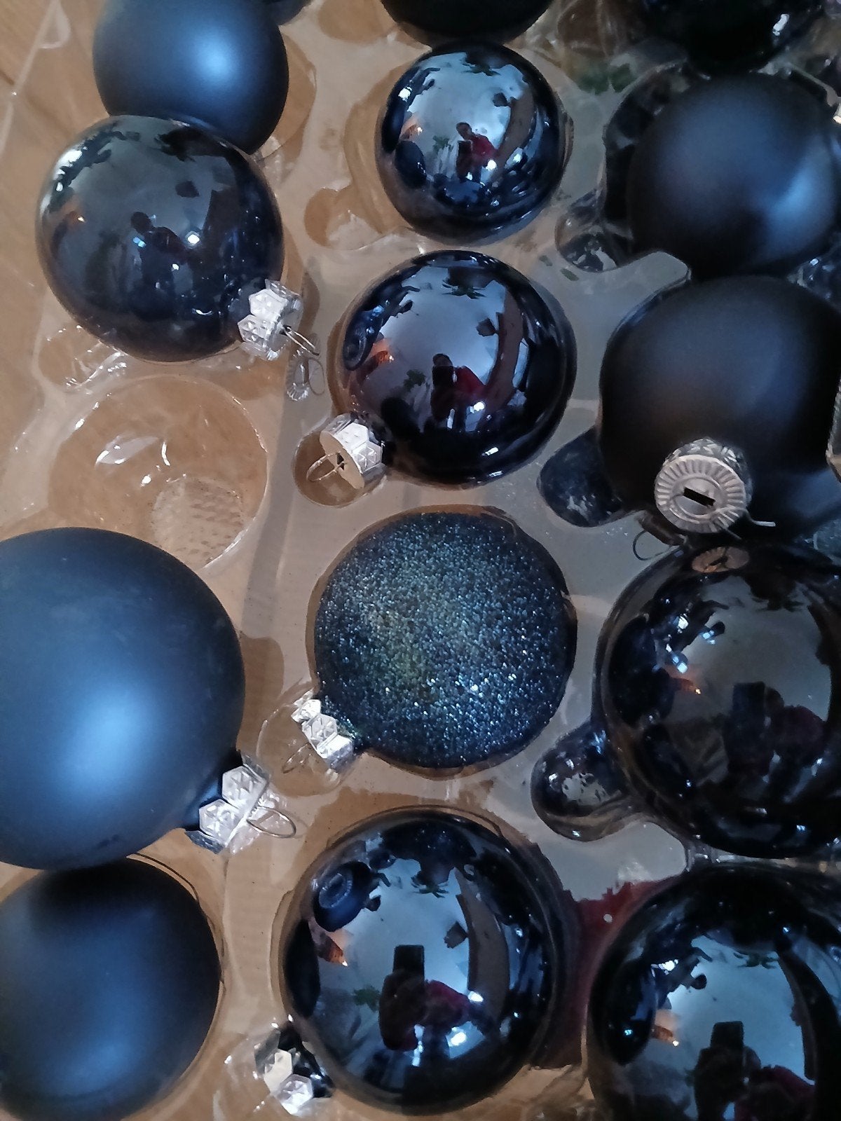 Kerstballen blauw, raam/deurhanger en elandhoofden, Ophalen of Verzenden, Nieuw