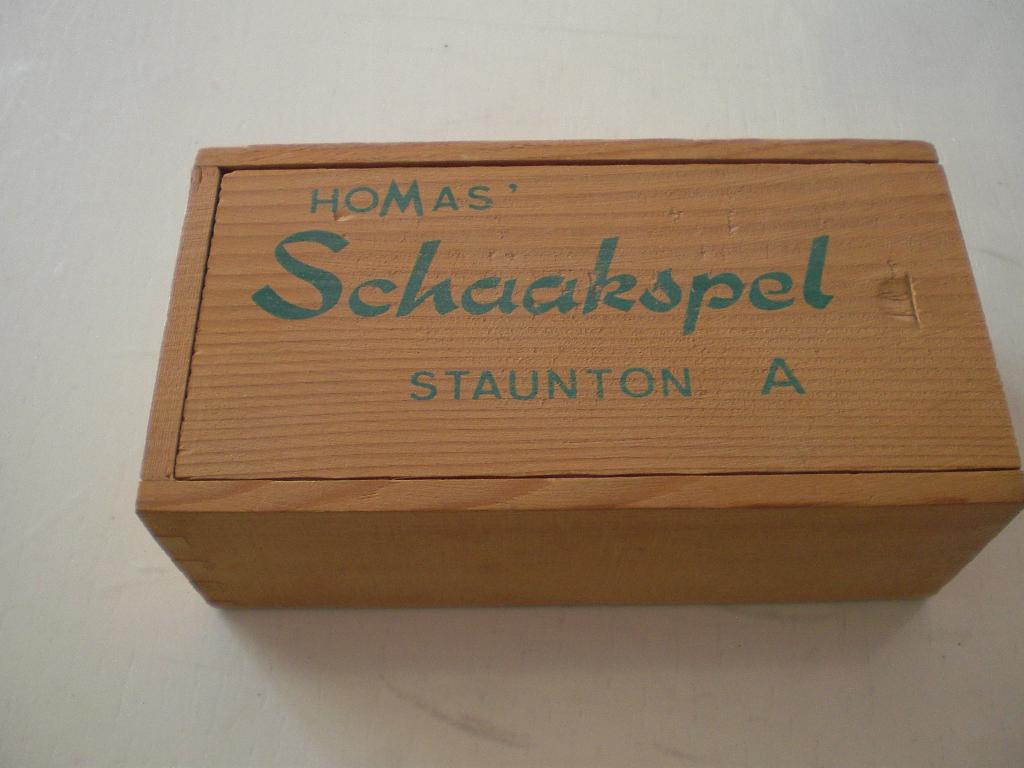 Compleet Homas schaakspel, Hobby en Vrije tijd, Gezelschapsspellen | Bordspellen, Ophalen of Verzenden, Gebruikt, Homas