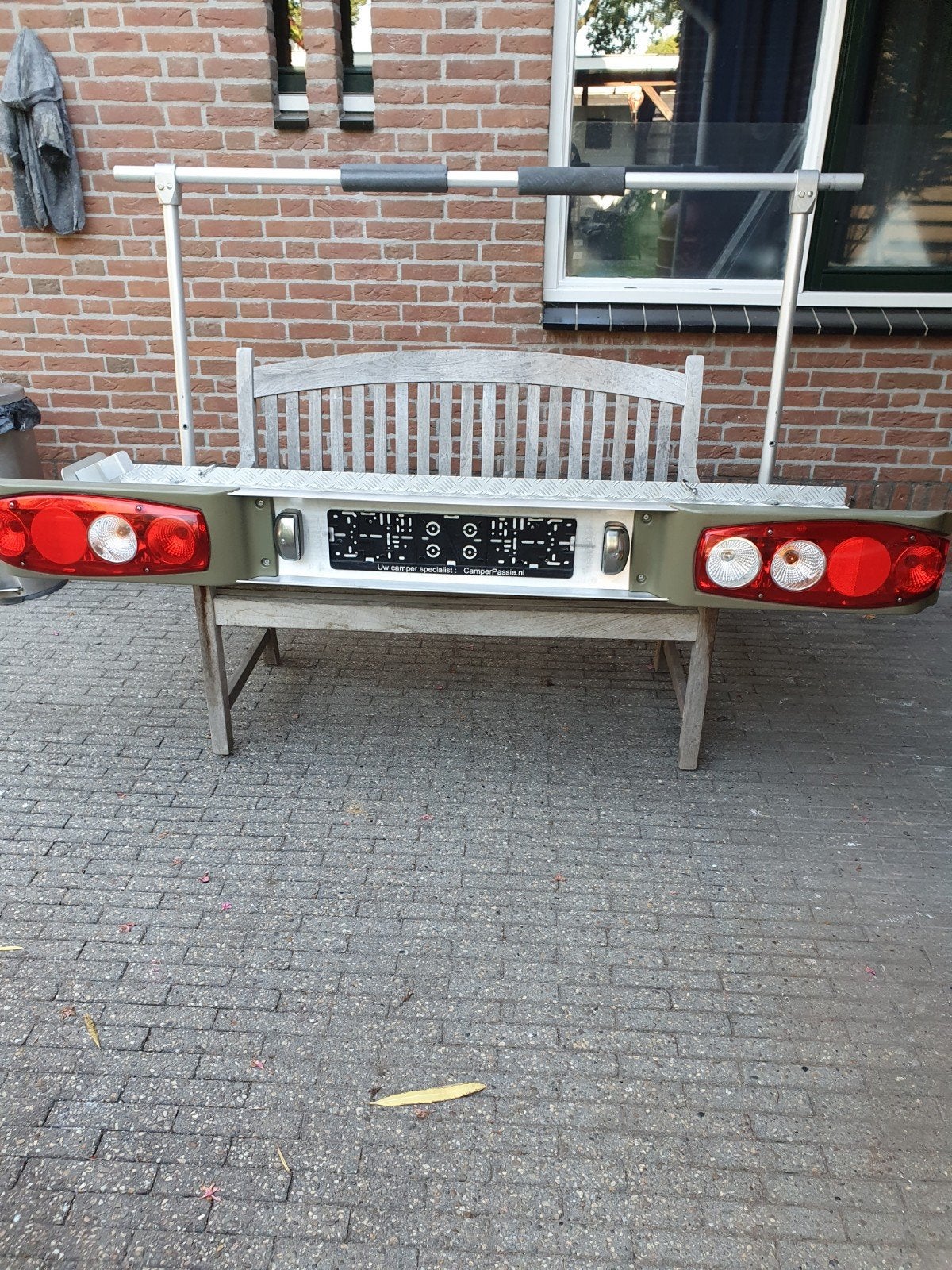 650,- euro Scooterdrager/E-bike drager voor camper (Fiat, Ophalen