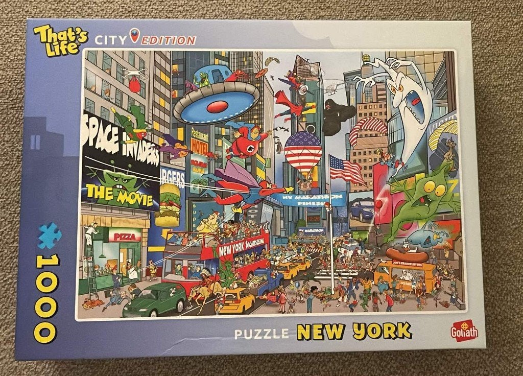 Puzzel 1000 stukjes, Ophalen of Verzenden, 500 t/m 1500 stukjes, Gebruikt, Legpuzzel