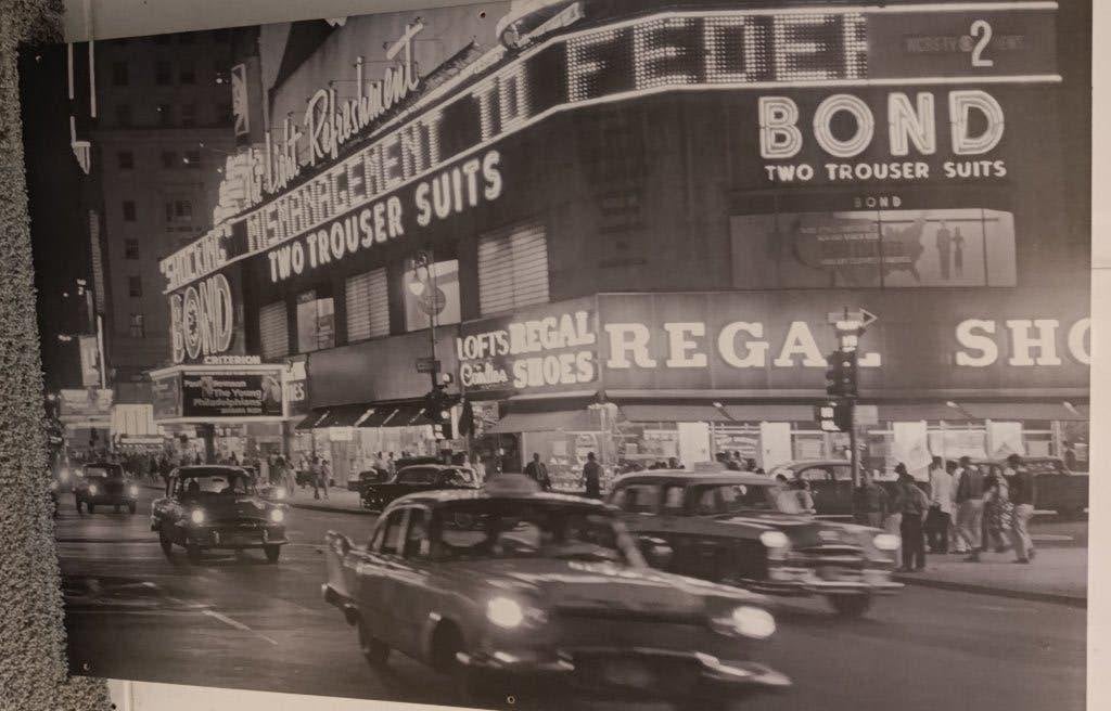 Canvas op houten frame uit jaren 50-60 New York, Ophalen, Gebruikt, Print