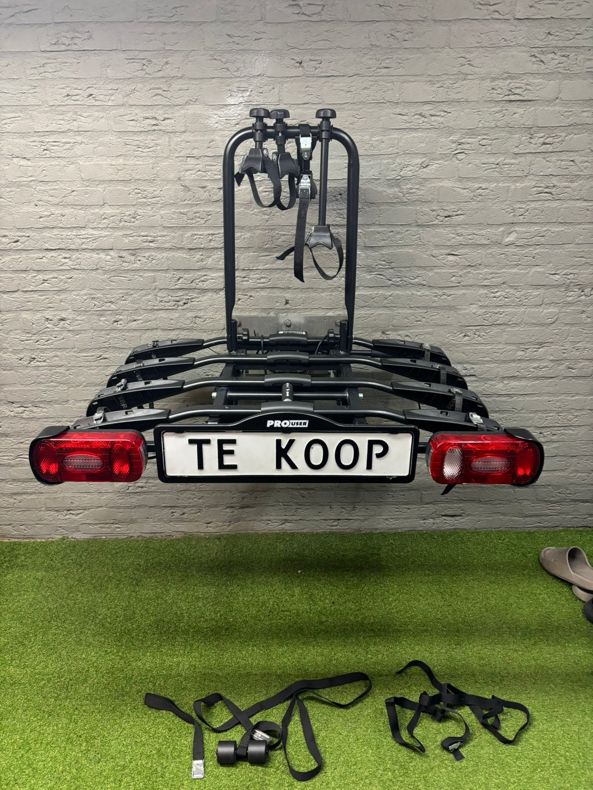 Z.G.A.N PRO USER AMBER 4 fietsen60kg/kantelbaar/klik&go, Ophalen, 3 fietsen of meer, Brede banden, Zo goed als nieuw