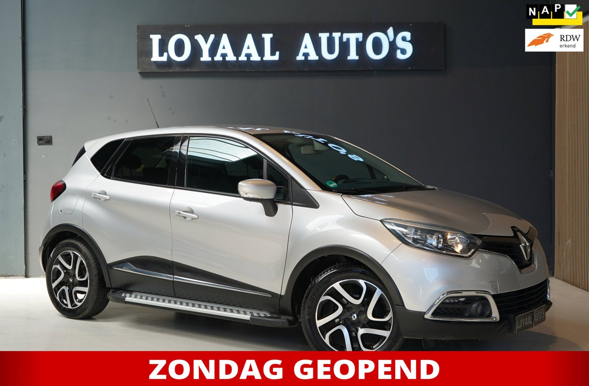 Renault Captur 0.9 TCe Dynamique | ACHTERUITRIJCAMERA | NAVI, Voorwielaandrijving, Stof, Gebruikt, 49 €/maand
