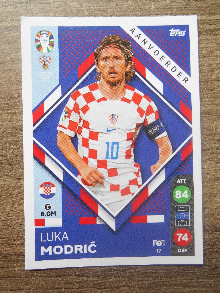 Topps card Luka Modric Euro 2024 Duitsland, Ophalen of Verzenden, Nieuw, Buitenlandse clubs, Poster, Plaatje of Sticker