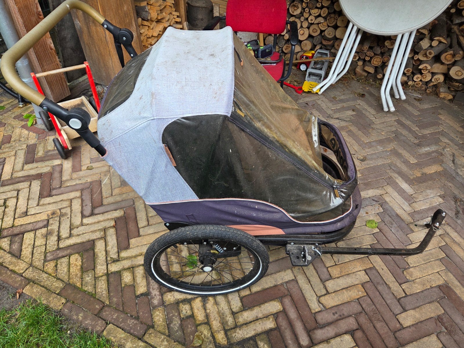 bobike fietskar, Ophalen, Gebruikt, Kinderkar