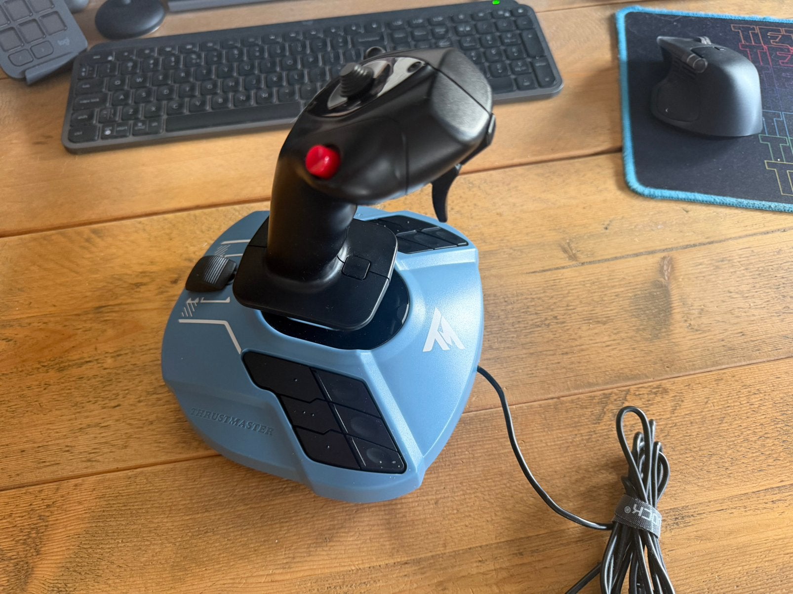Thrustmaster Joystick - SIDESTICK AIRBUS EDITION, Computers en Software, Ophalen of Verzenden, Zo goed als nieuw, Thrustmaster TCA