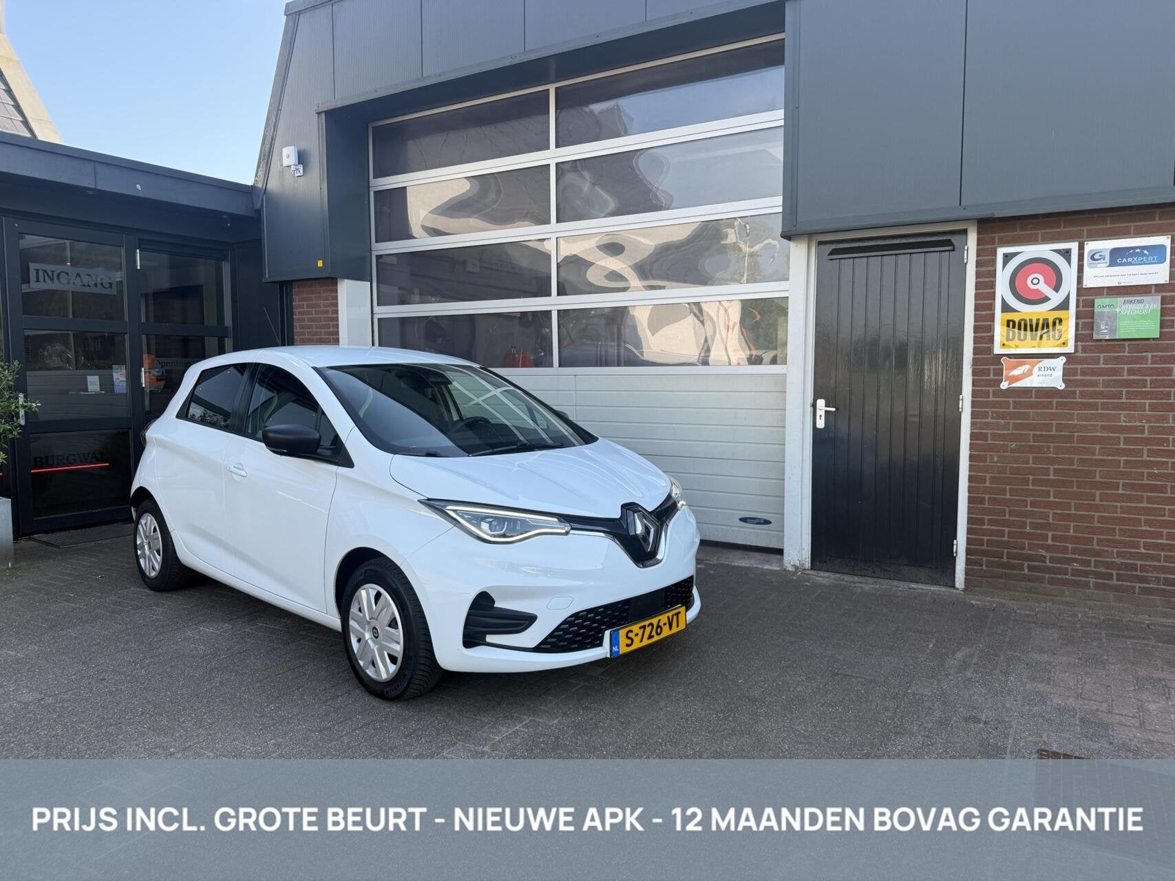 Renault Zoe R110 Life 52 kWh KOOPACCU SOH 90% KEYLESS/CARPLA, Auto's, 12 maanden, Stof, Gebruikt, 395 km