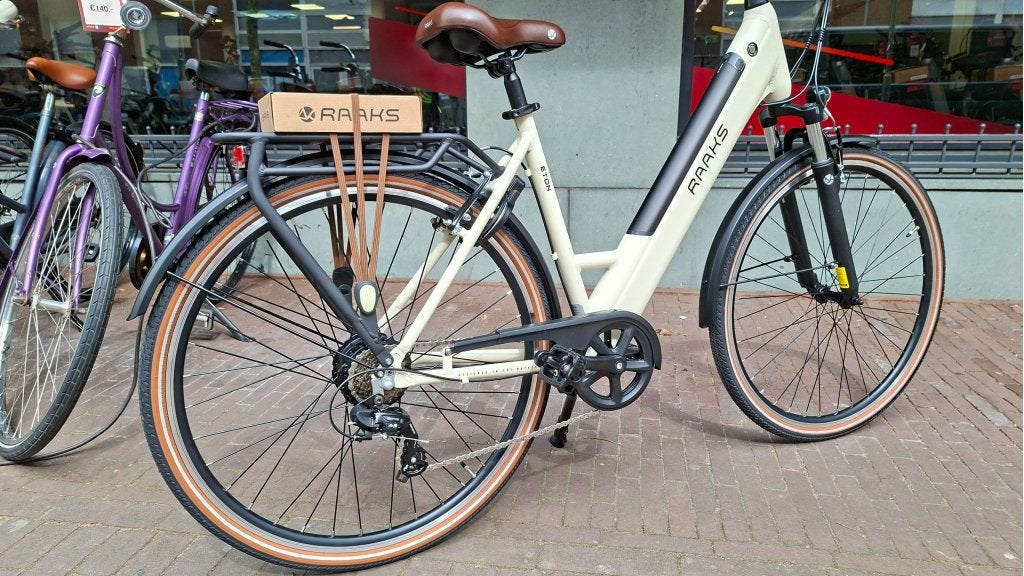 Fietshokje Raaks: Raaks Eton E-bike Creme, Niet ingevuld, Nieuw, Niet ingevuld, Niet ingevuld