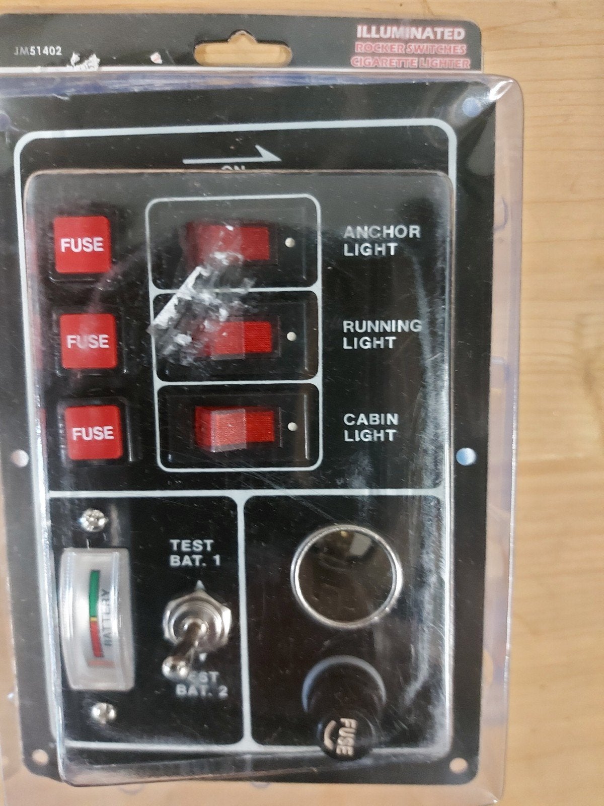 Jarvis Marine Schakelpaneel met Zekeringen en Batterijtester, Ophalen of Verzenden