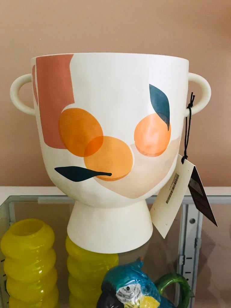 🌿🍊H&M home vaas nieuw, Huis en Inrichting, Woonaccessoires | Vazen, Ophalen of Verzenden, Nieuw