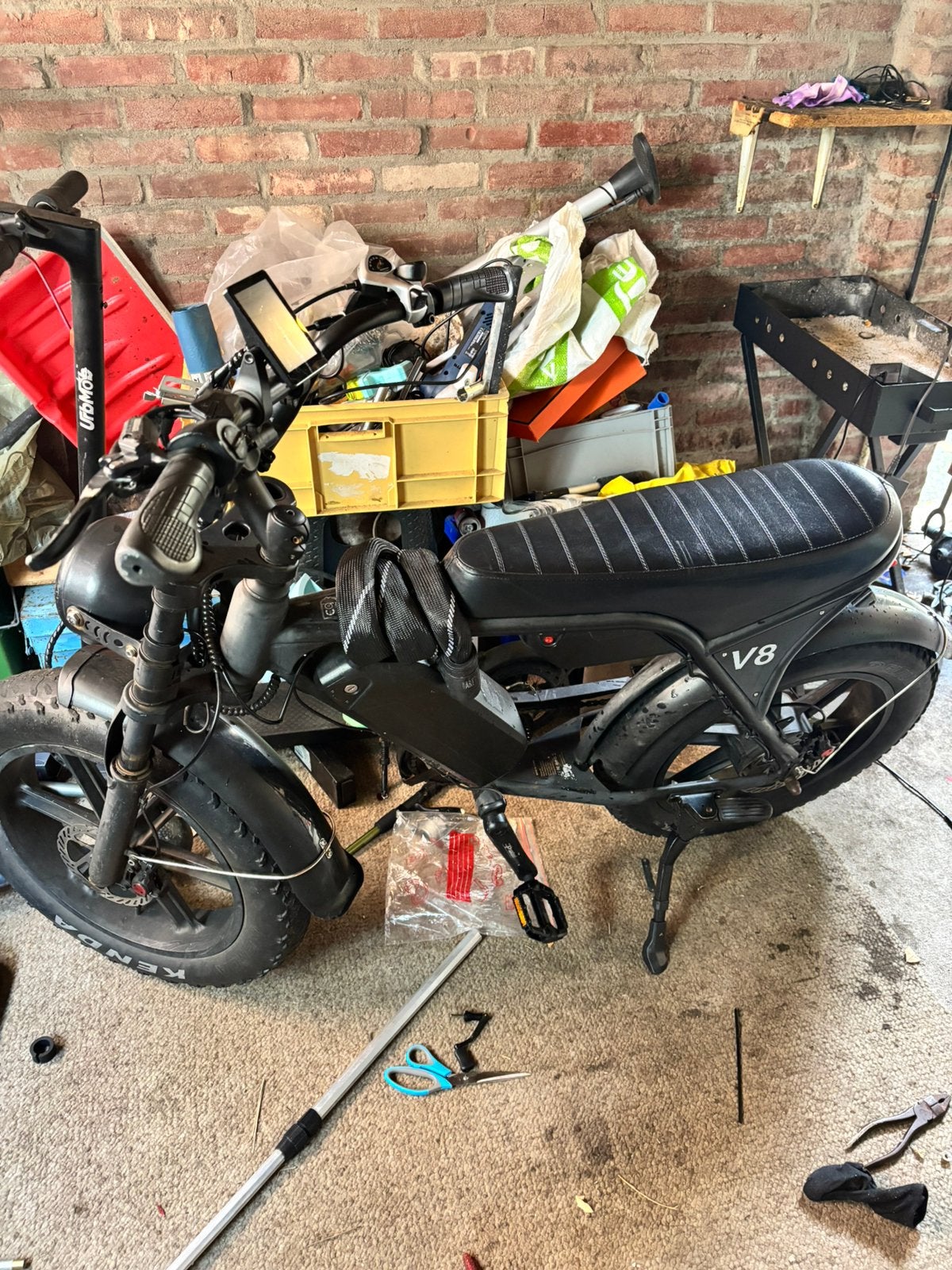 Fatbike v8 Dubbele accu, Ophalen of Verzenden, Zo goed als nieuw, Overige merken