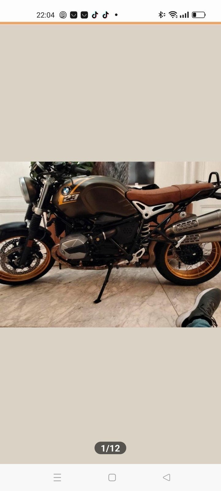 BMW R Nine T Scrambler 2021, Motoren, Motoren | BMW, 2 cilinders, Occasion, Handvatverwarming, Particulier