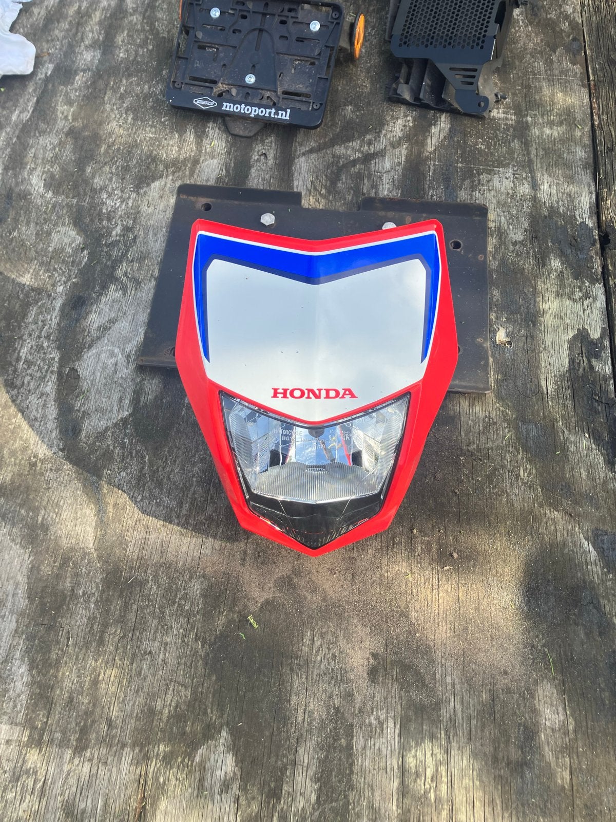 Honda CRF 300 (2003) Onderdelen: Koplamp, Uitlaat, etc., Motoren, Ophalen of Verzenden, Gebruikt