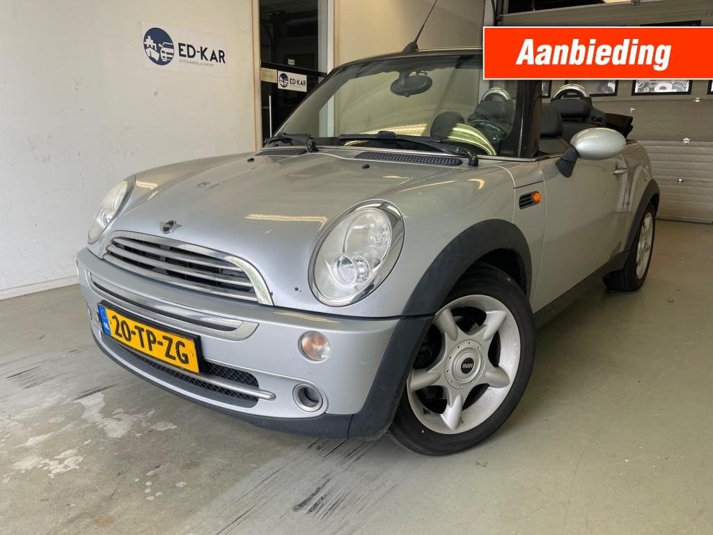Mini COOPER 1.6 Chili LEER CABRIO GOEDONDERHOUDEN NAP APK BI, Auto's, Mini, Voorwielaandrijving, Gebruikt, 4 cilinders, Cabriolet