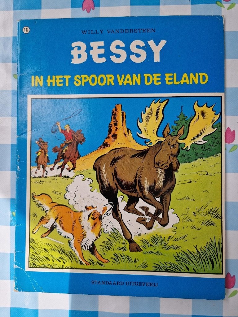 Bessy, in het spoor van de eland. Willy van der Steen 1978, Eén stripboek, Ophalen of Verzenden, Zo goed als nieuw, Willy Vandersteen