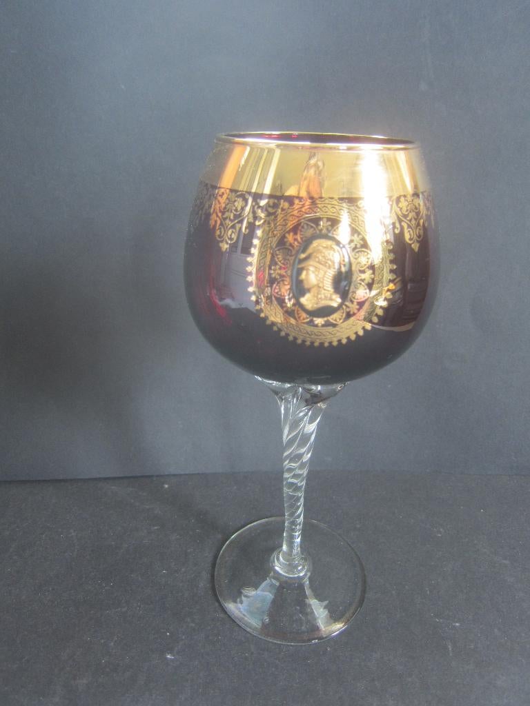 wijnglas soort MURANO Venetian Trefuochi  Glassware, Ophalen of Verzenden, Zo goed als nieuw, Overige typen