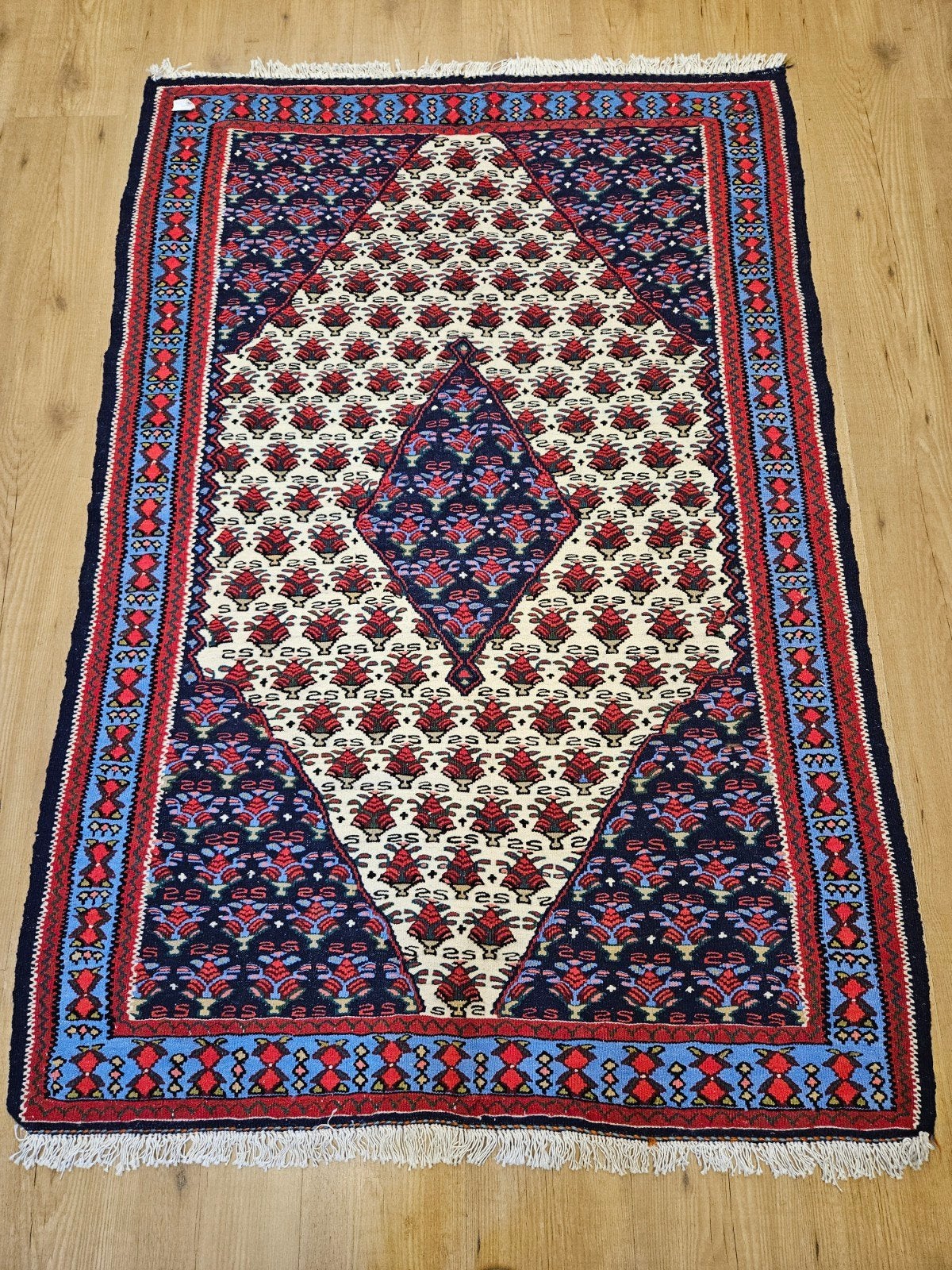 Vintage handgeweven perzische kelim 170x113, Huis en Inrichting, Stoffering | Tapijten en Kleden, Info@SlatsAntiek.nl, Tweedehands