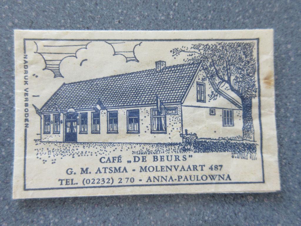Anna Paulowna, café De Beurs, Verzenden, Nederland