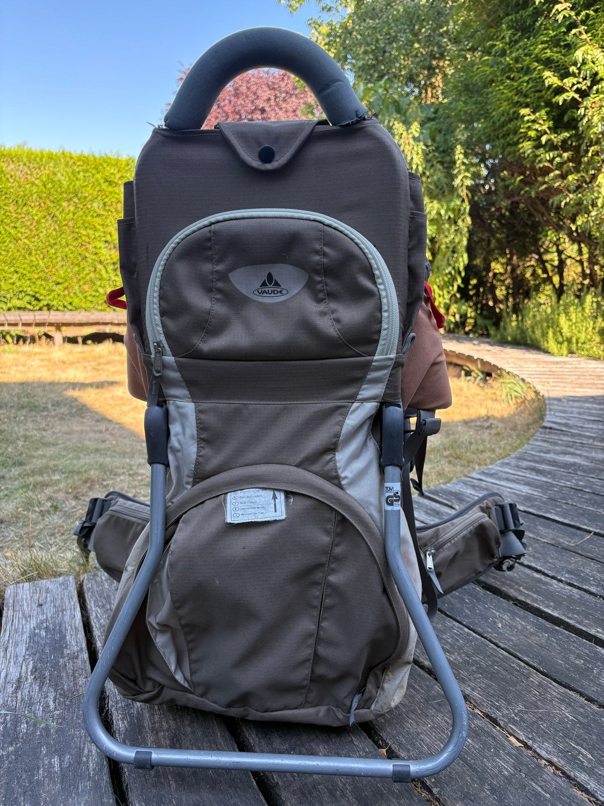 Vaude kinderdrager met frame voor 1-3 jaar (tot 18kg), Overige merken, Gebruikt, Ophalen of Verzenden, Rug
