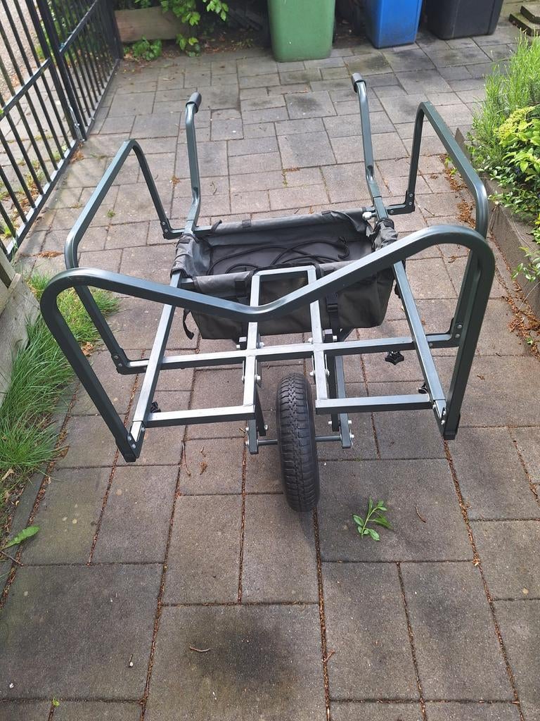 Viskar/Transportkar voor visspullen, Watersport en Boten, Hengelsport | Algemeen, Ophalen, Gebruikt, Overige typen