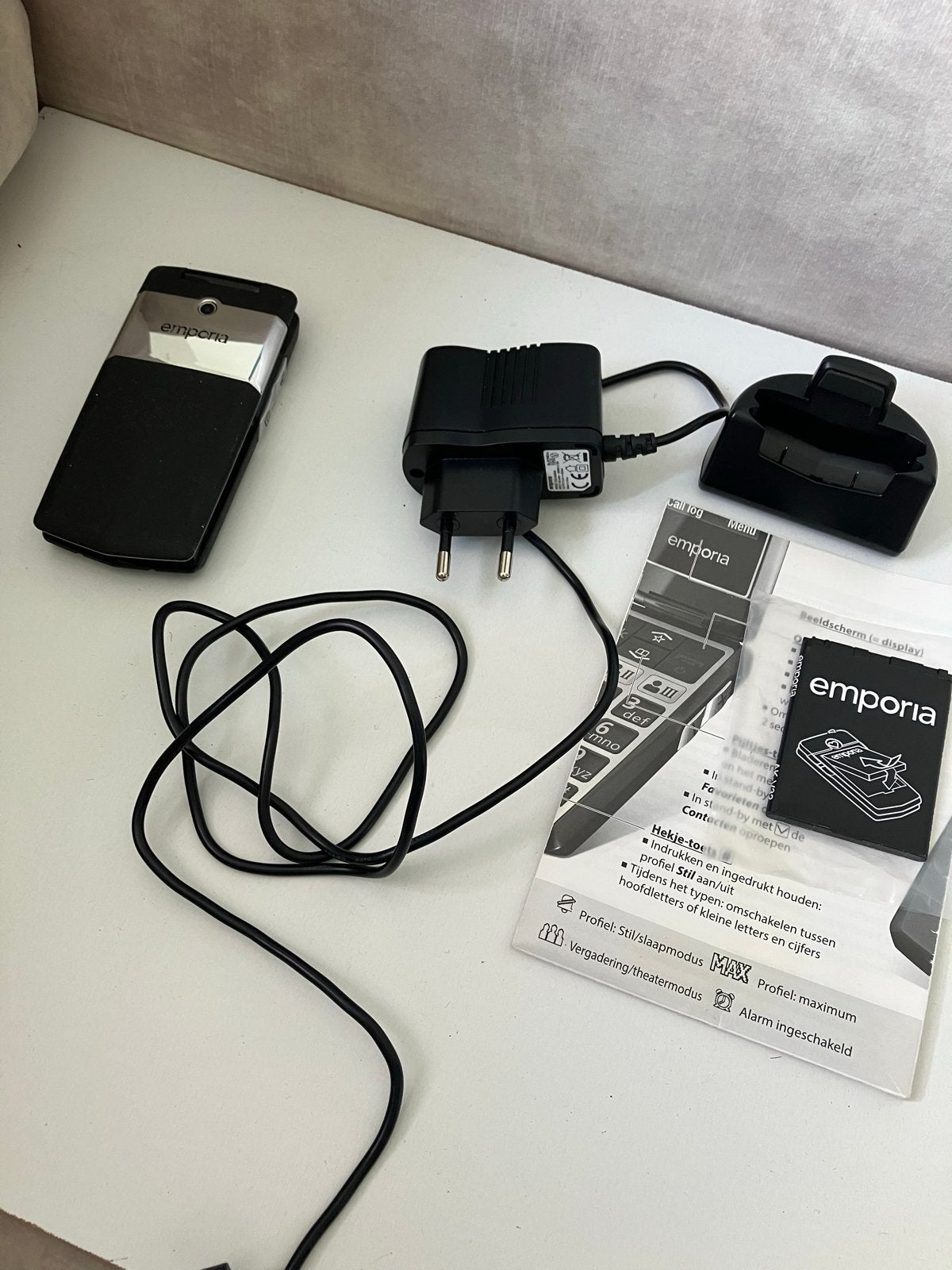 Emporia Klaptelefoon GSM Simlockvrij, Gebruikt, Geen camera, Inklapmodel, Ophalen of Verzenden
