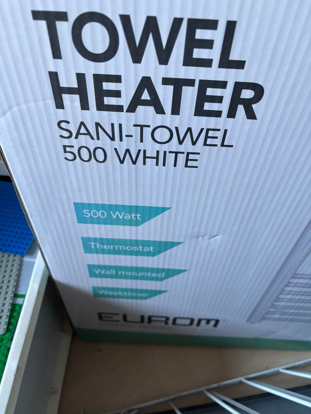 Sanitowel 500 W handdoekwarmer wit, Ophalen of Verzenden, Zo goed als nieuw