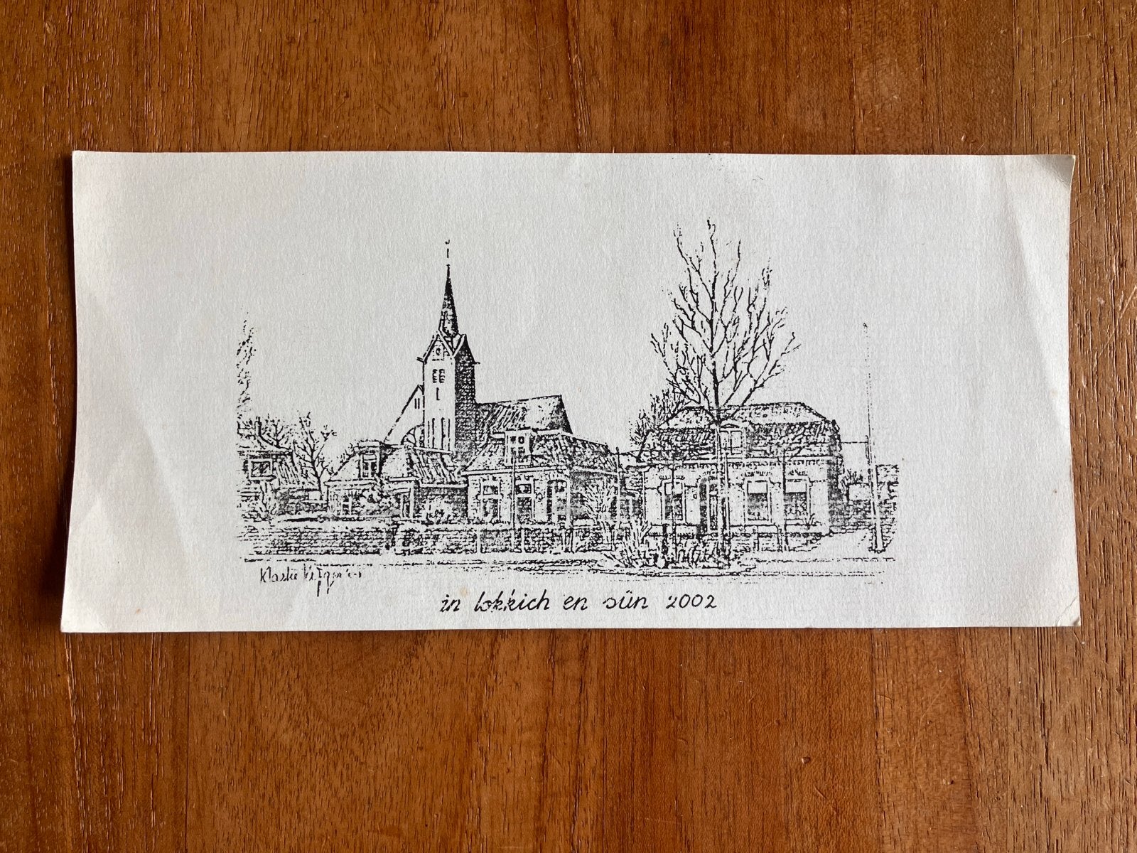 Gereformeerde Kerk te Beetgumermolen. Klaske Krijger 2002., Ophalen of Verzenden, 1980 tot heden, Gelopen, Friesland
