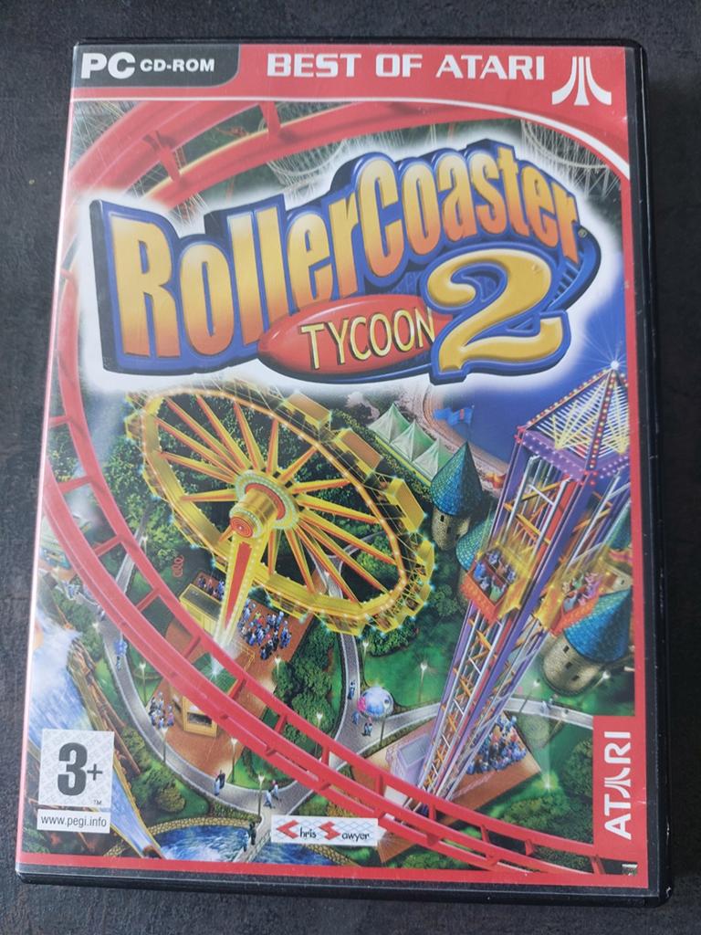 Rollercoaster tycoon 2 voor pc te koop, Spelcomputers en Games, Games | Pc, 1 speler, Ophalen of Verzenden, Zo goed als nieuw