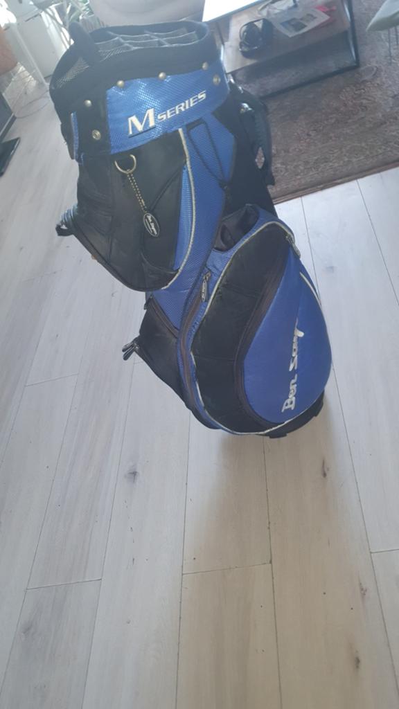 Ben Sayers M Series Golftas - Blauw/Zwart, Ophalen of Verzenden, Gebruikt, Tas, Overige merken