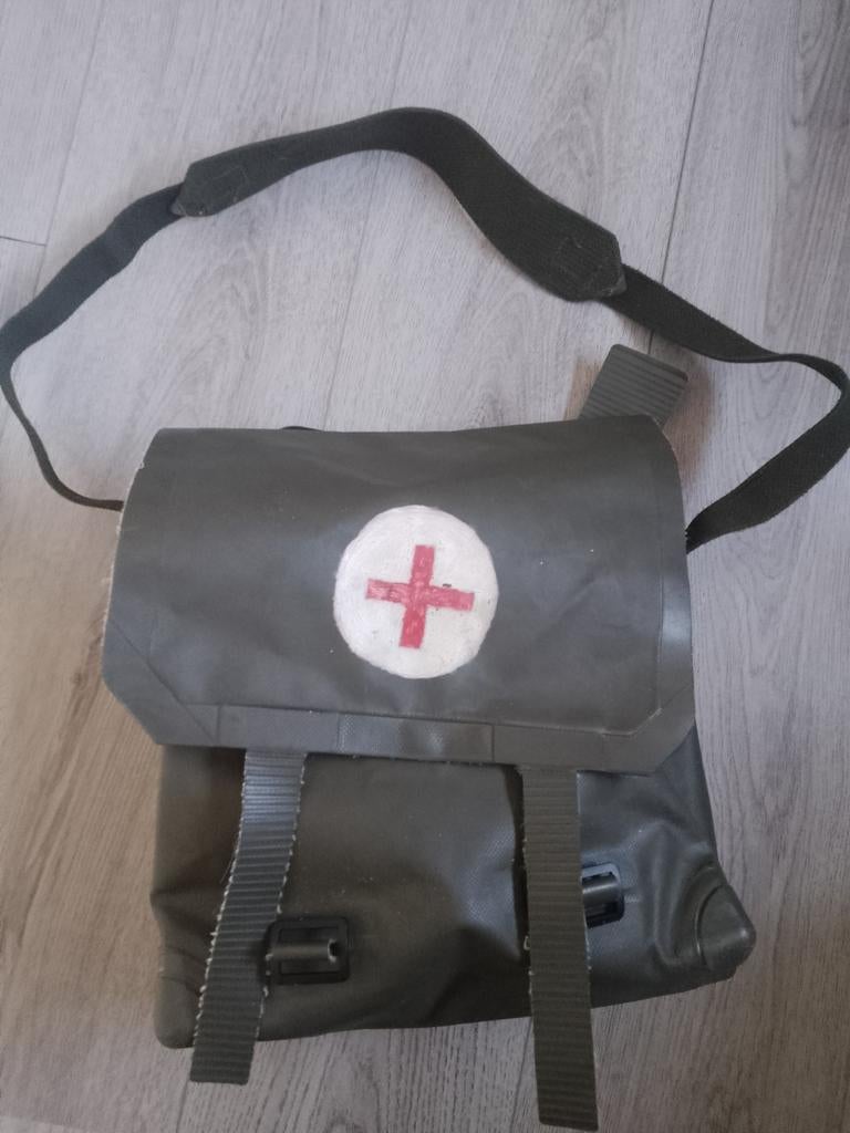 LEGER PUKKEL RANSEL - Vintage Militair Veldtas, Ophalen of Verzenden, Landmacht, Nederland, Overige typen