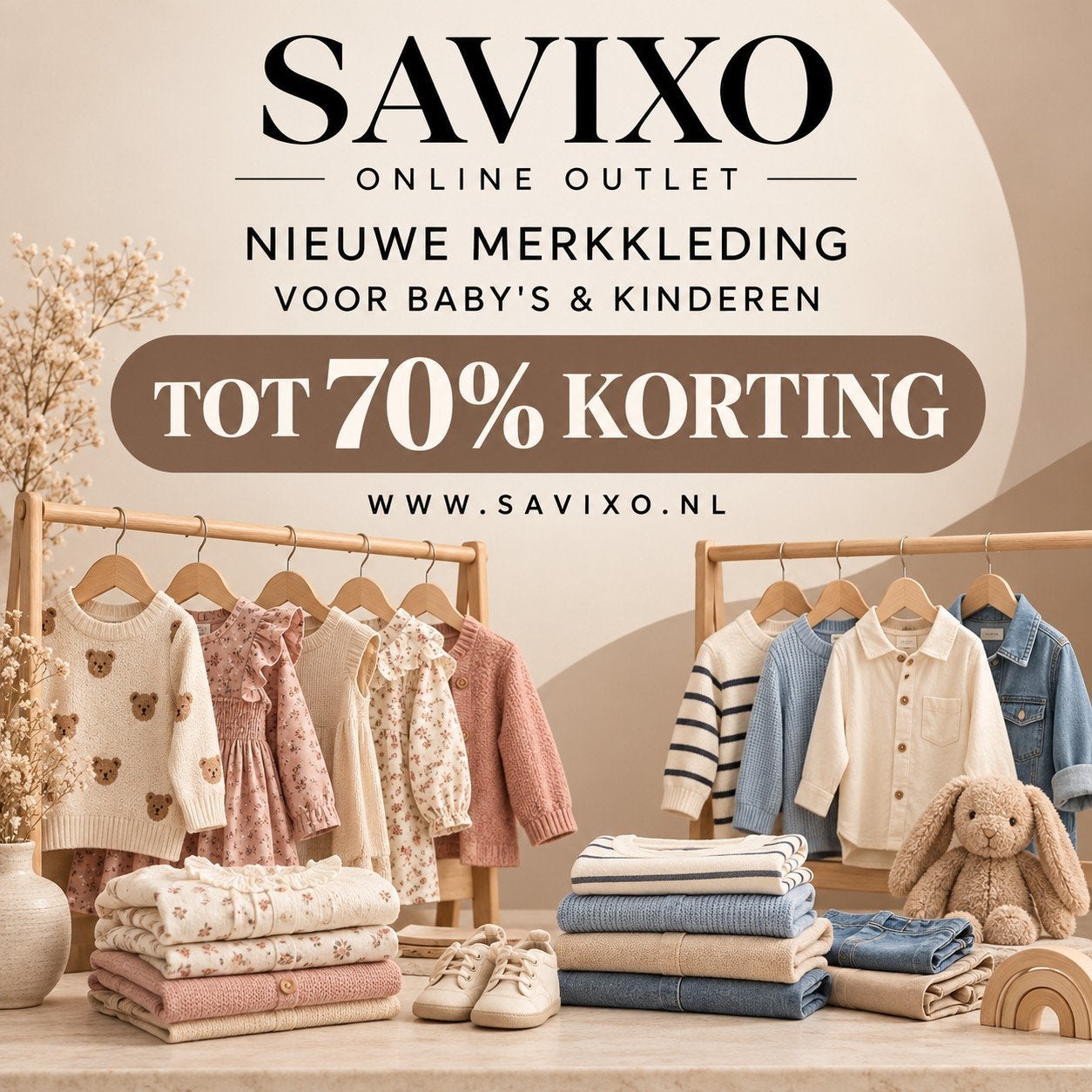 Nieuwe merkkleding tot 70% korting | SAVIXO, Kinderen en Baby's, Ophalen of Verzenden, Nieuw