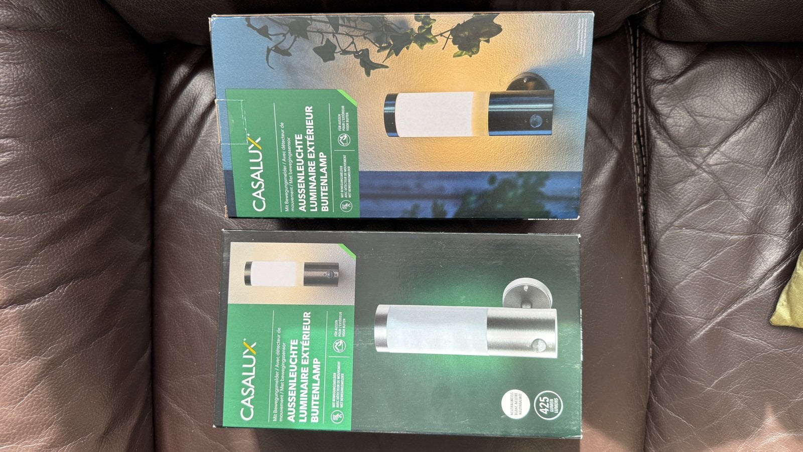 Moderne buitenlamp met bewegingssensor (IP44), Bewegingssensor, Minder dan 50 watt, Wandlamp, Nieuw