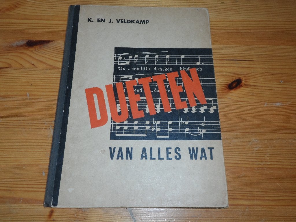 Duetten - van alles wat - volkszang bundel - Veldkamp, Zang, Gebruikt, Ophalen of Verzenden, Artiest of Componist