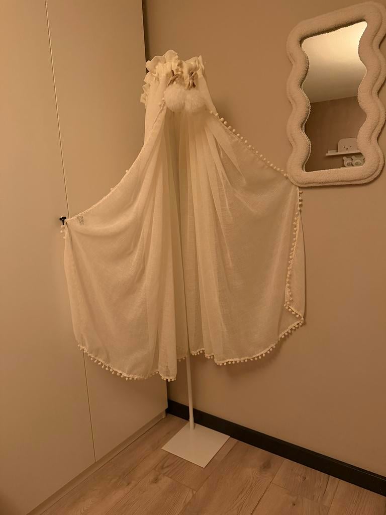 Handgemaakte klamboe met stok - Nieuwstaat, Ophalen, Zo goed als nieuw, Blauw, Accessoires