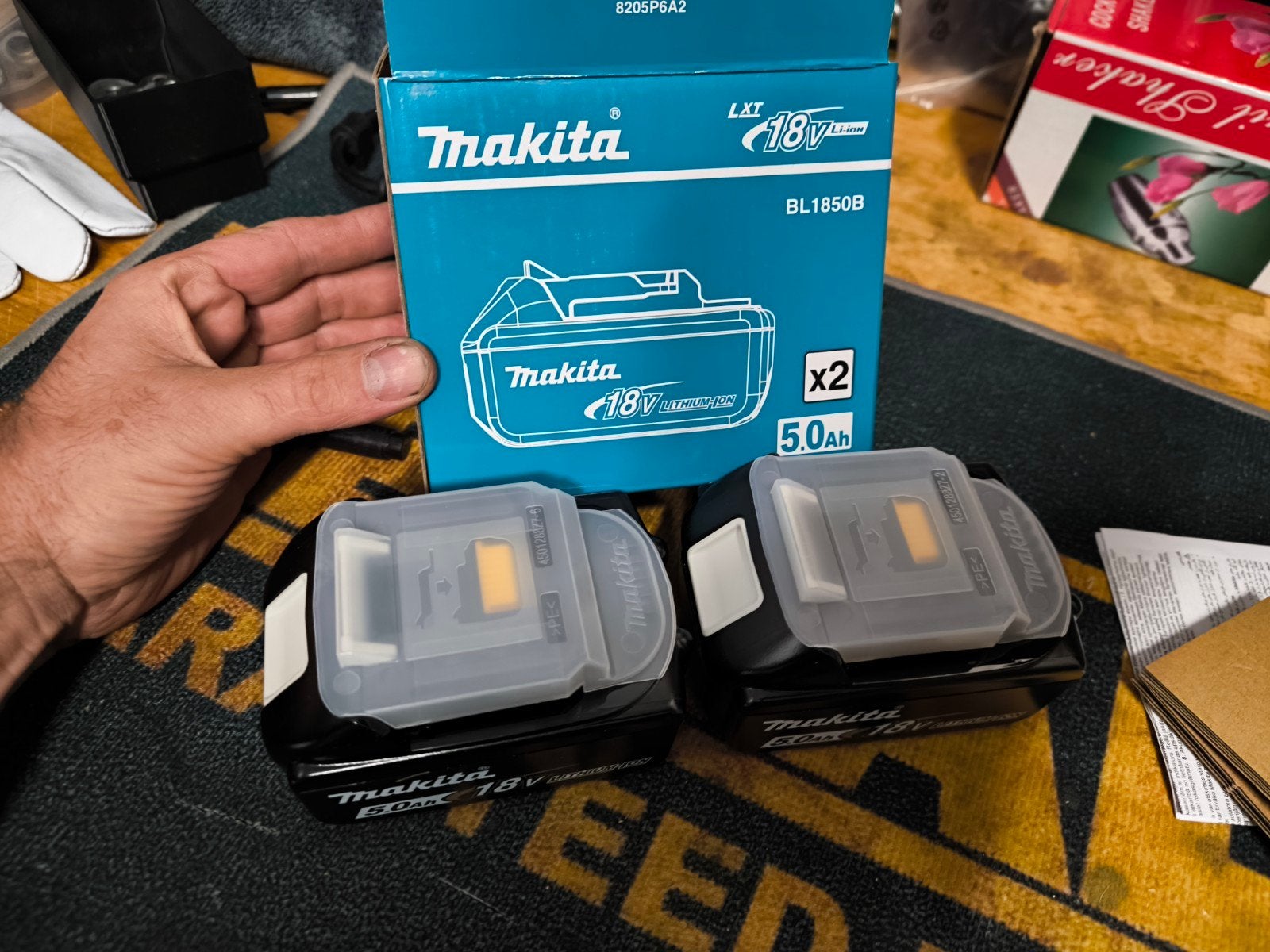 Makita BL1850B 2x  18V 5.0Ah Li-ion Accu (Nieuw), Ophalen, Nieuw, Overige typen