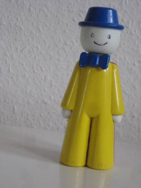 Ambi toys Toot toot, fluit man +2 zonnen gezichtje rammelaar, Ophalen of Verzenden, Zo goed als nieuw, Overige typen