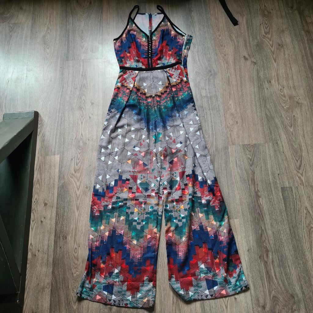 Smash Jumpsuit Maat S - Kleurrijke Print, Overige kleuren, Zo goed als nieuw, Maat 36 (S), Smash